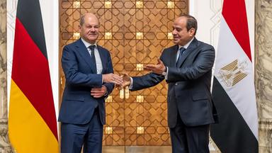Kanzler Scholz in Ägypten