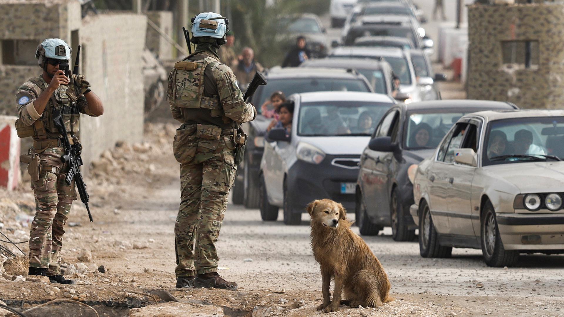 Französiche UN-Soldaten im Libanon | REUTERS