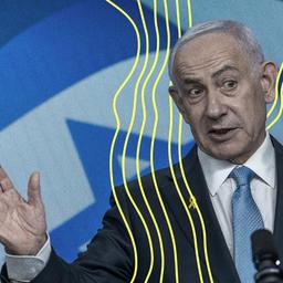 Benjamin Netanjahu, Ministerpräsident von Israel, spricht bei der Pressekonferenz nach dem Gespräch im Regierungssitz.