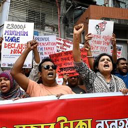 Protestierende in Bangladesch