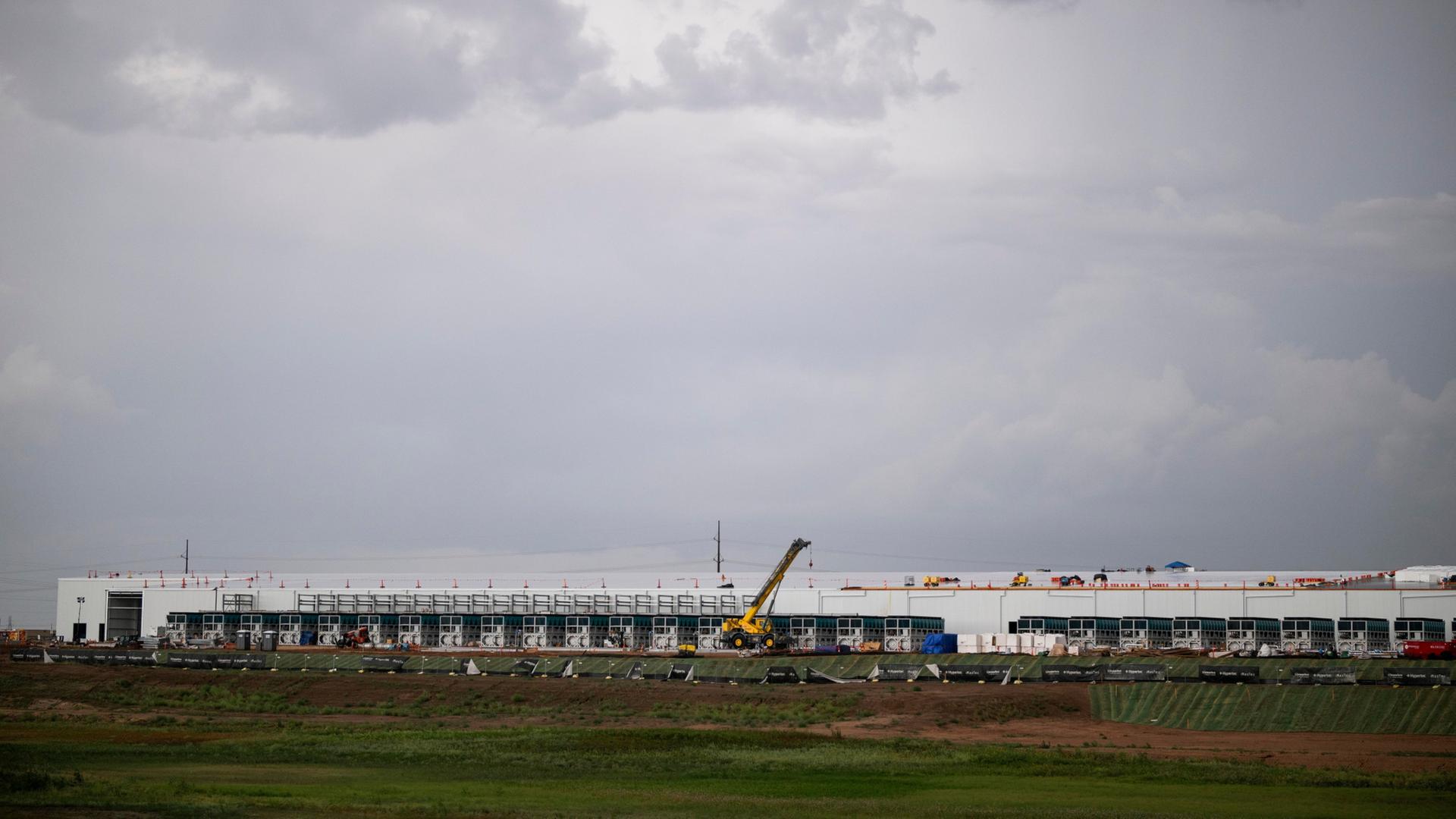 Baustelle eines Rechenzentrums in Abernathy, Texas | AP Photo/Justin Rex