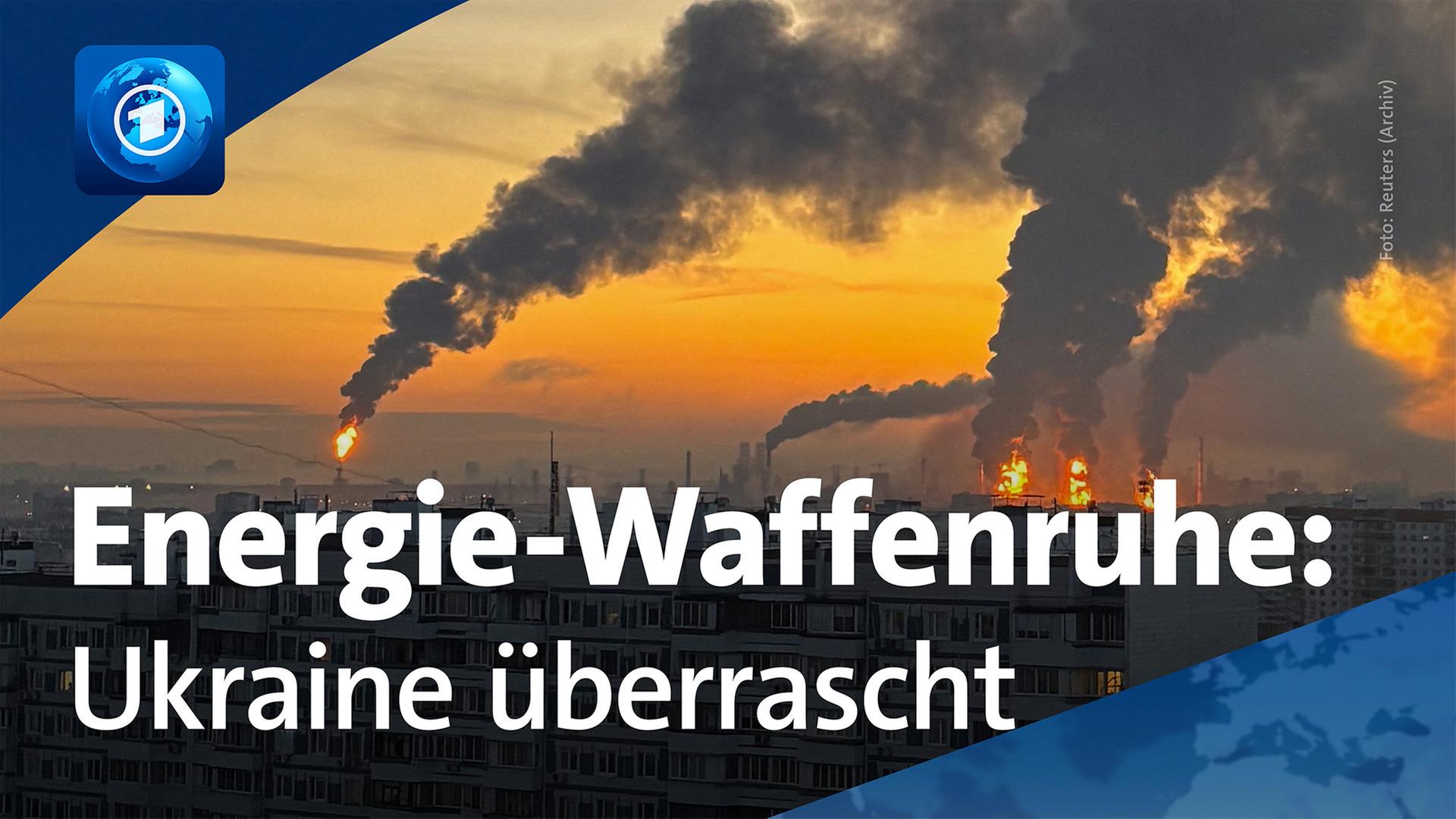 Rauchwolken steigen aus den BrÃ¤nden einer Ãlraffinerie in Moskau auf. | Reuters/ARD-aktuell
