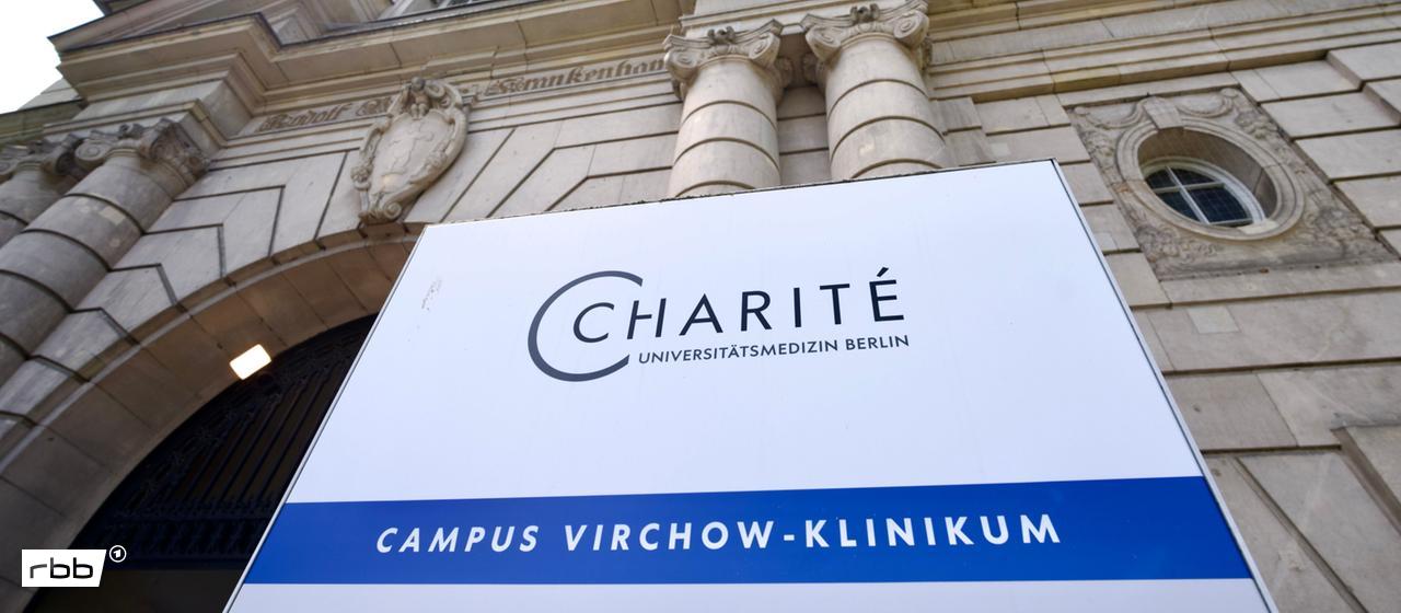 Der Eingang zum Campus Virchow Klinikum der Charité Berlin.