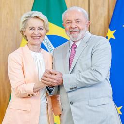 Ursula von der Leyen und Luiz Inacio Lula da Silva