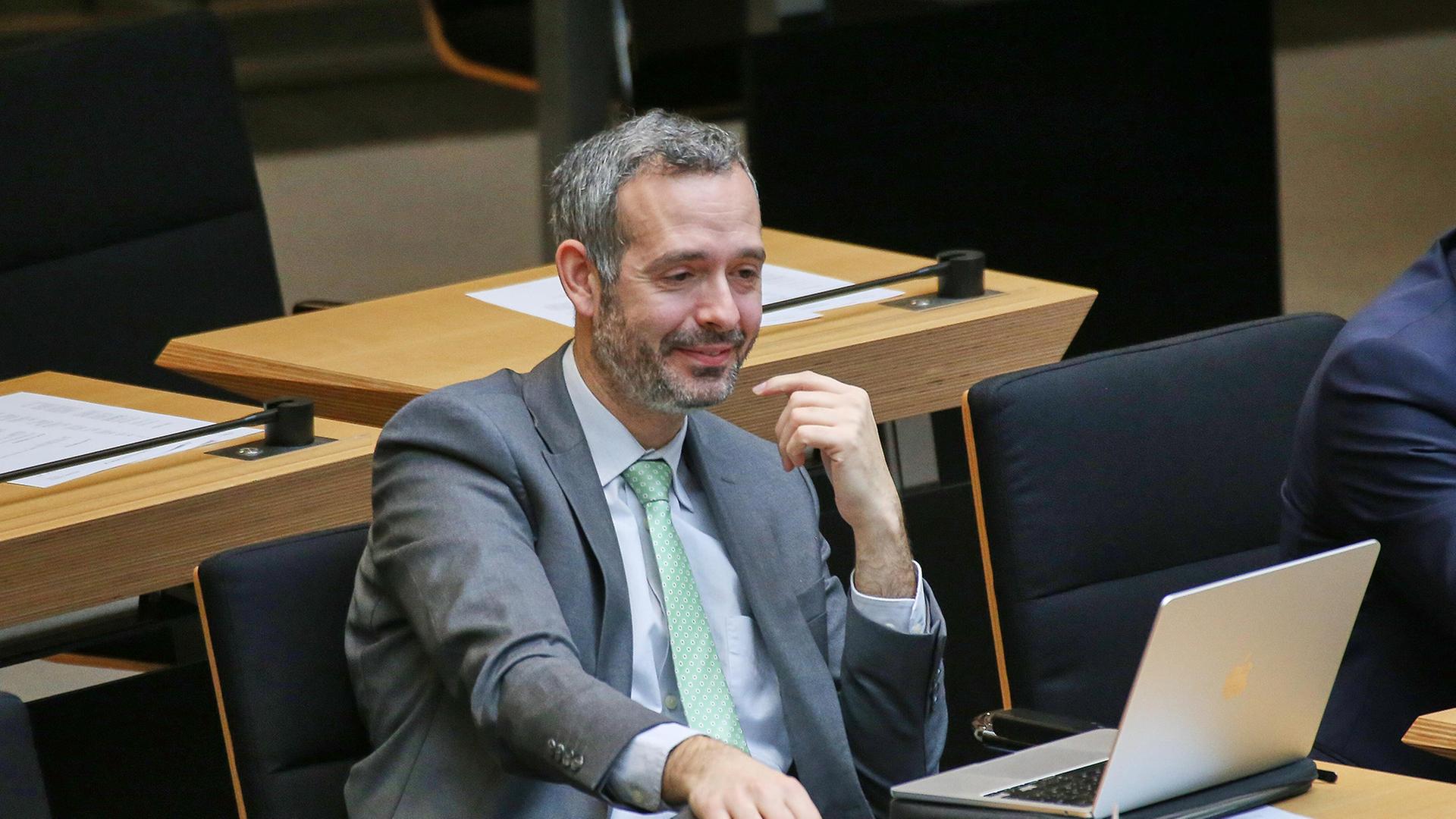 Timur Husein, CDU, im Berliner Abgeordnetenhaus. (Quelle: picture alliance / dts-Agentur) | picture alliance / dts-Agentur