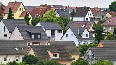 Häuser am Stadtrand von Erfurt