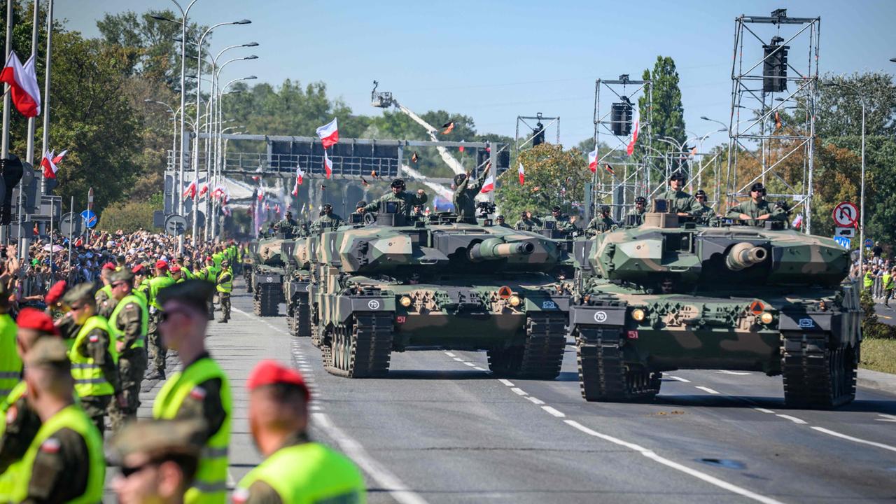 Die politische Risse hinter der Militärparade in Warschau