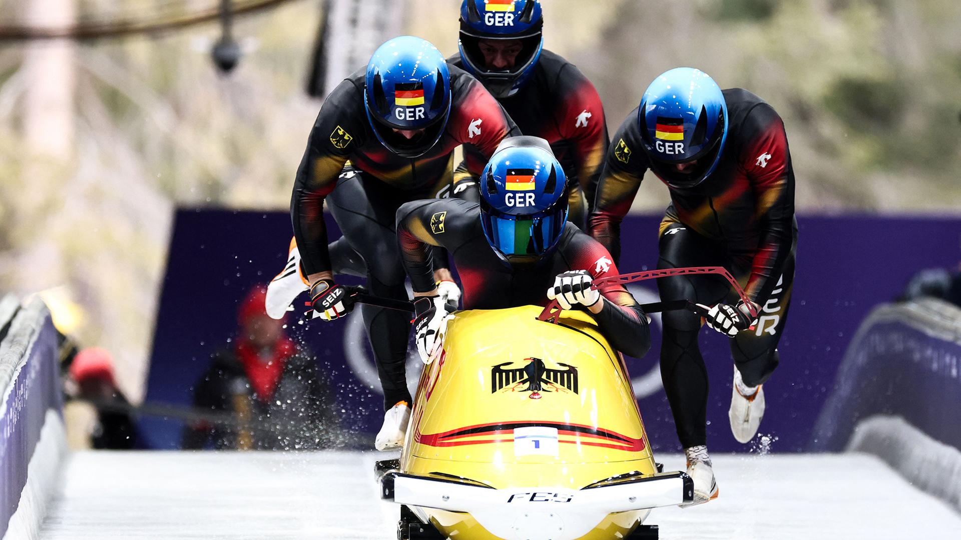 Viererbobteam Deutschland | AFP