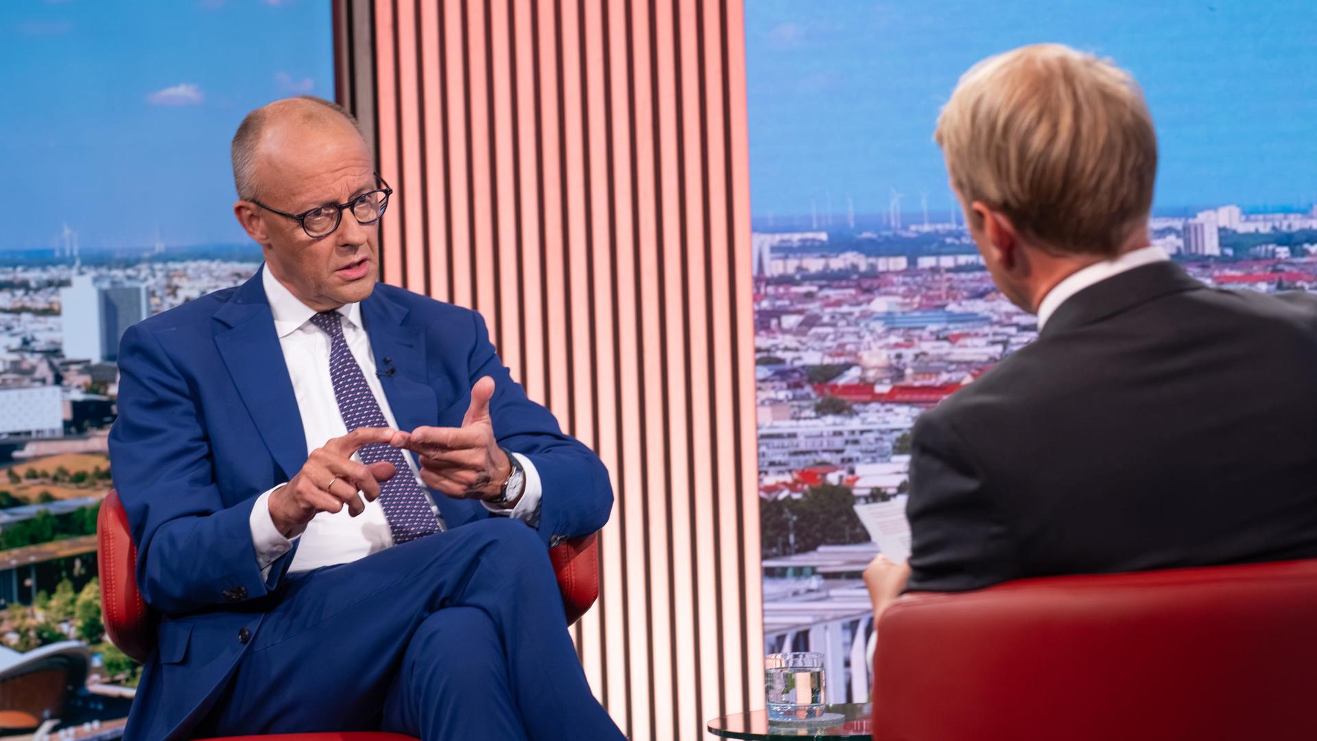 Friedrich Merz | ARD-Hauptstadtstudio/Claudius Pflug