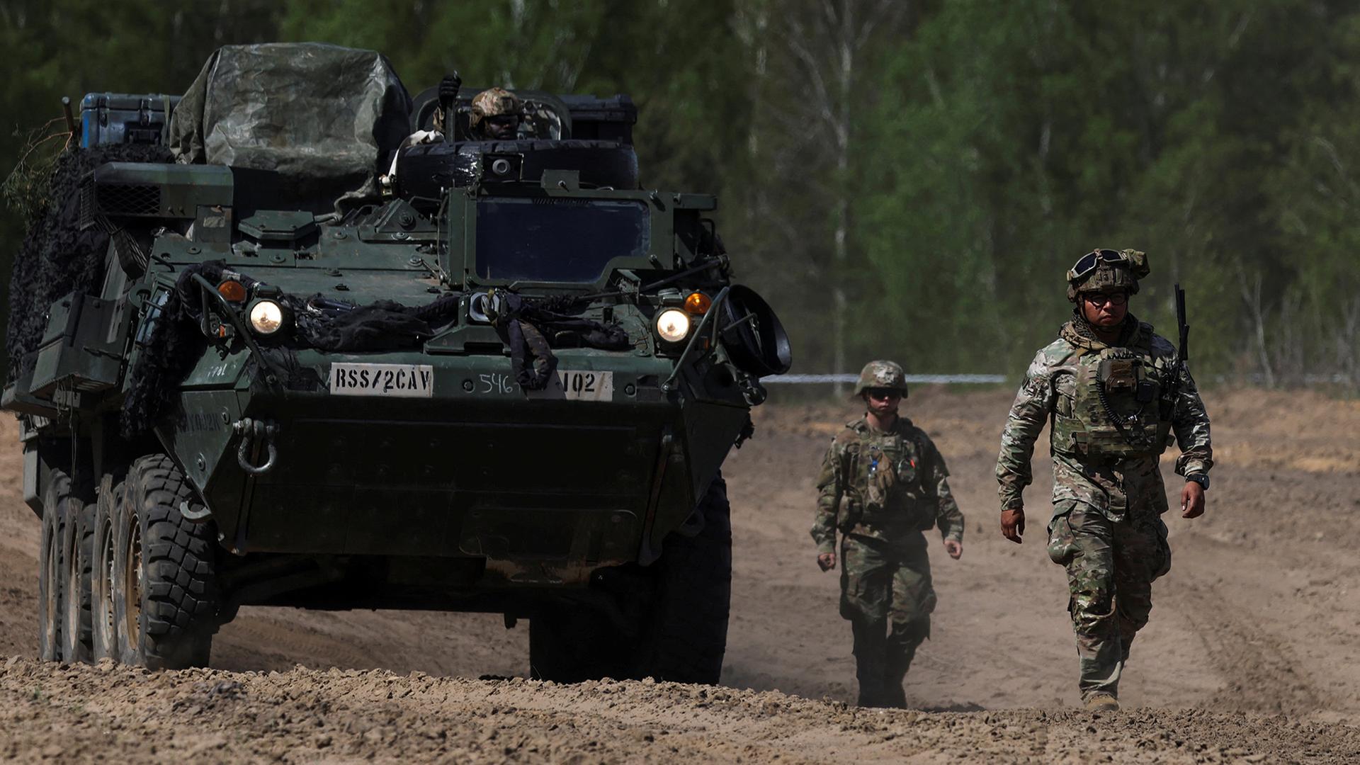 Polen bangt um Zukunft der US-Panzerbrigade in Niederschlesien Polen bangt um Zukunft der US-Panzerbrigade in Niederschlesien