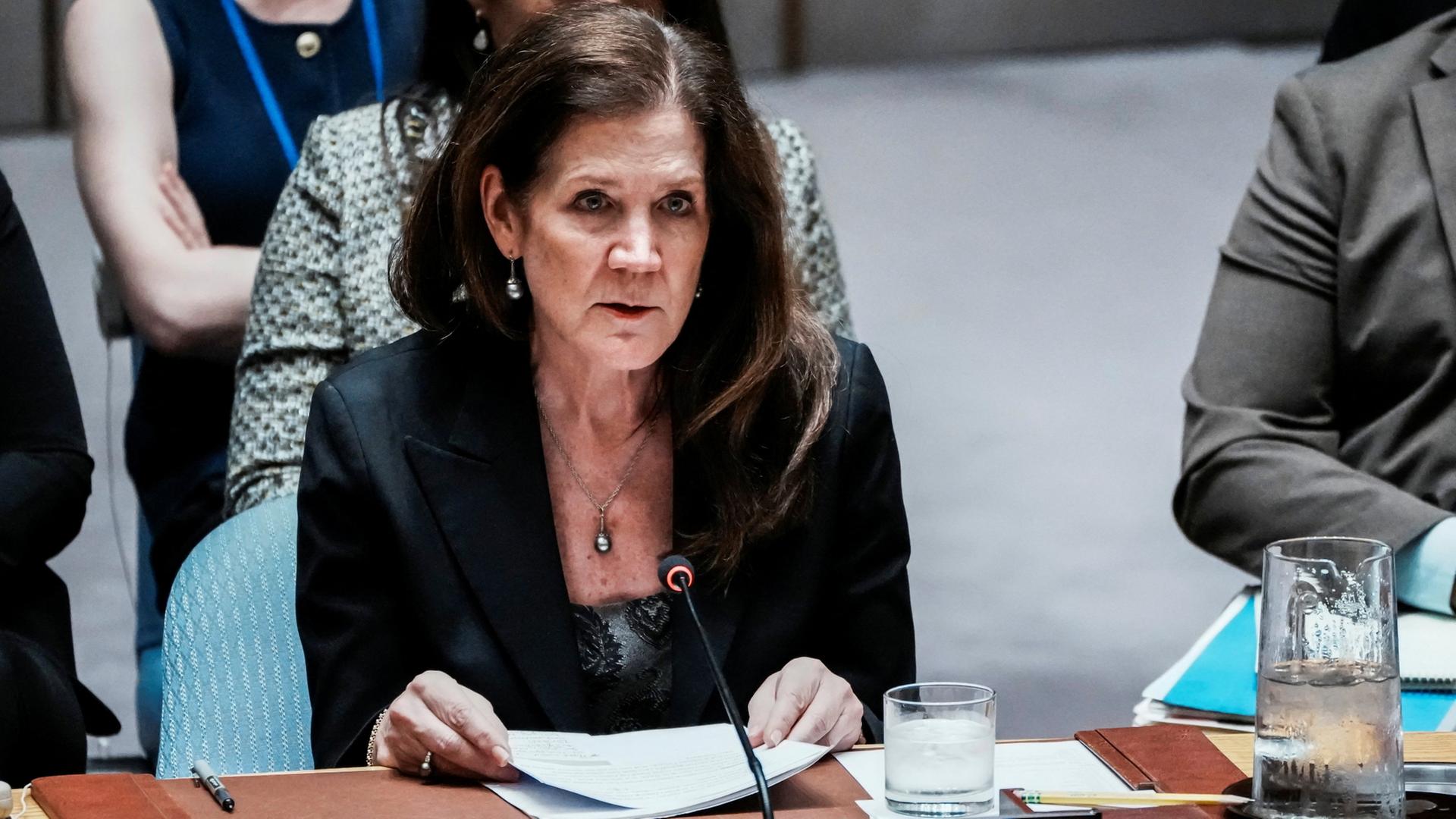 Die UN-Botschafterin der USA, Dorothy Shea. | REUTERS