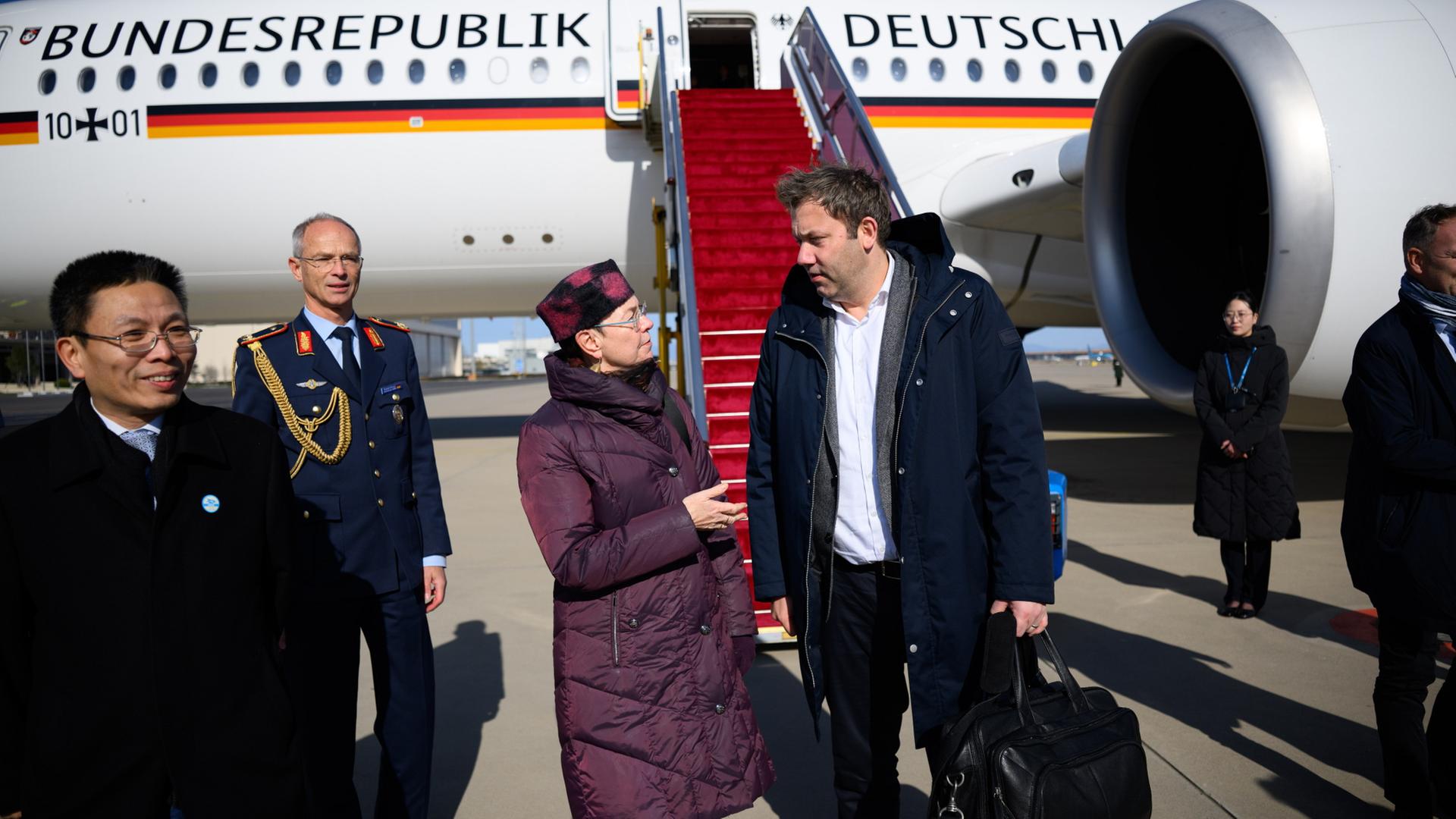 Patricia Hildegard Flor und Lars Klingbeil | dpa