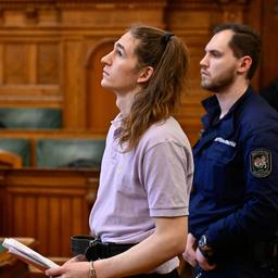 Maja T. im Gerichtssaal in Budapest.