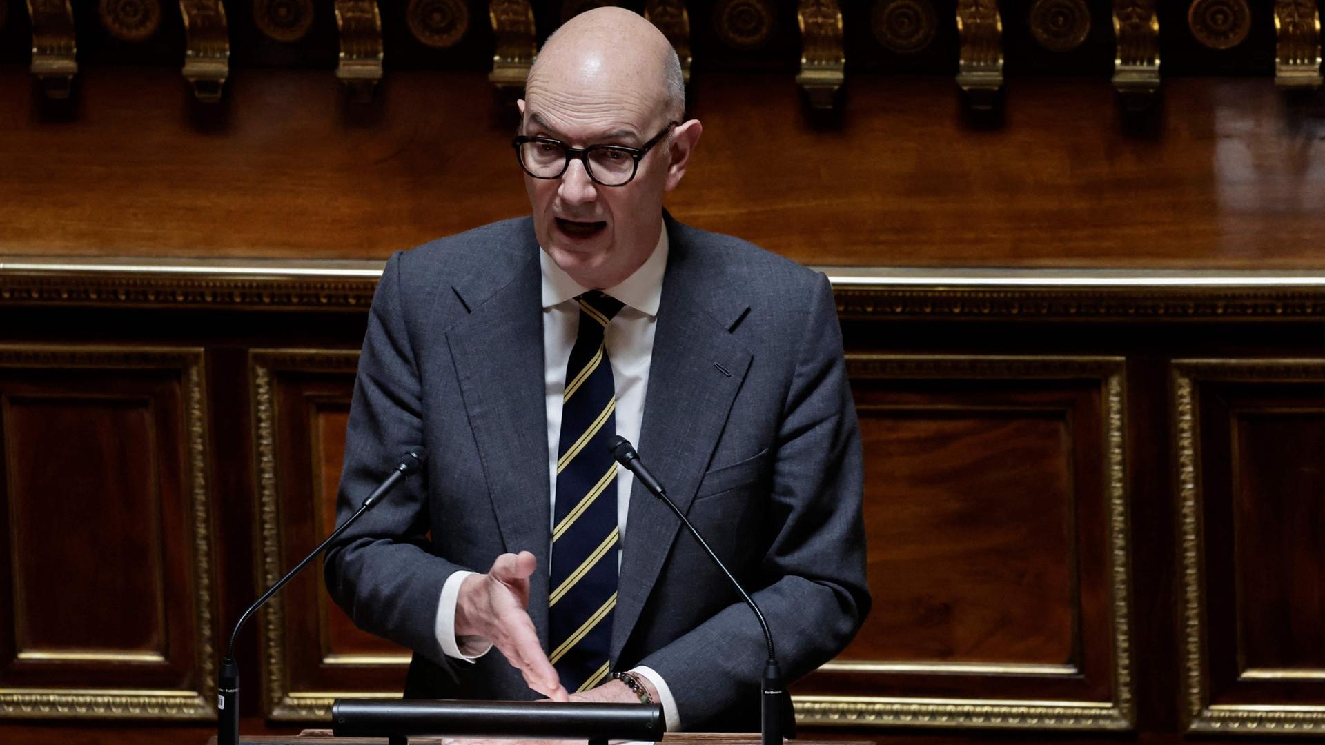 Frankreichs Wirtschafts- und Finanzminister Roland Lescure | dpa