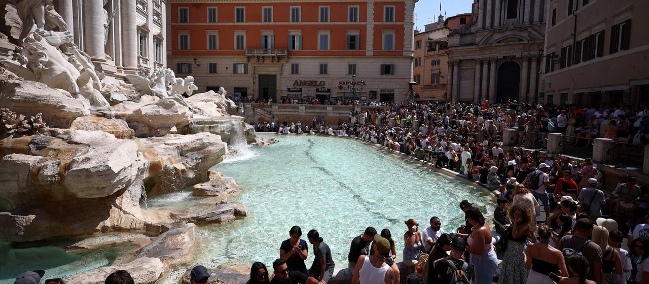 Rom erwägt Eintrittsgebühr für Trevi-Brunnen | tagesschau.de