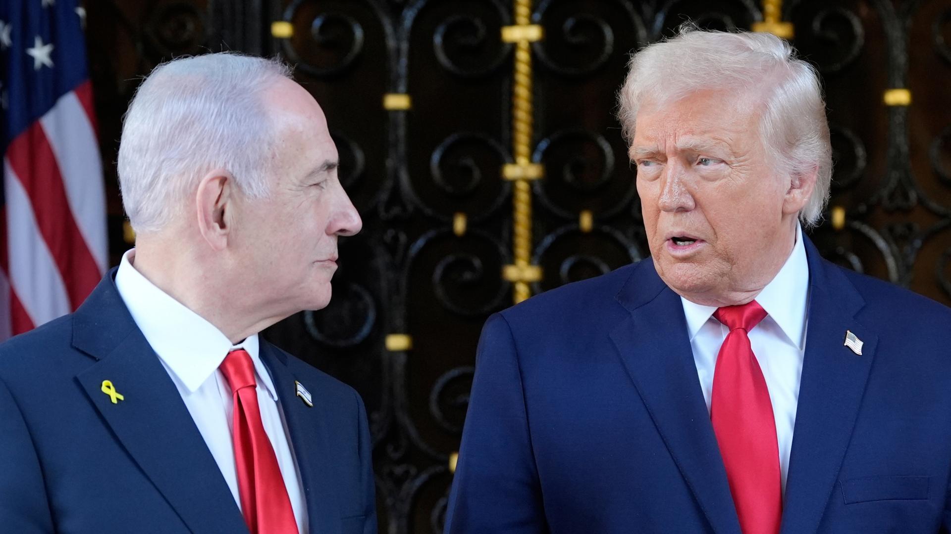 Benjamin Netanjahu und Donald Trump (Archivbild: 29.12.2025) | dpa
