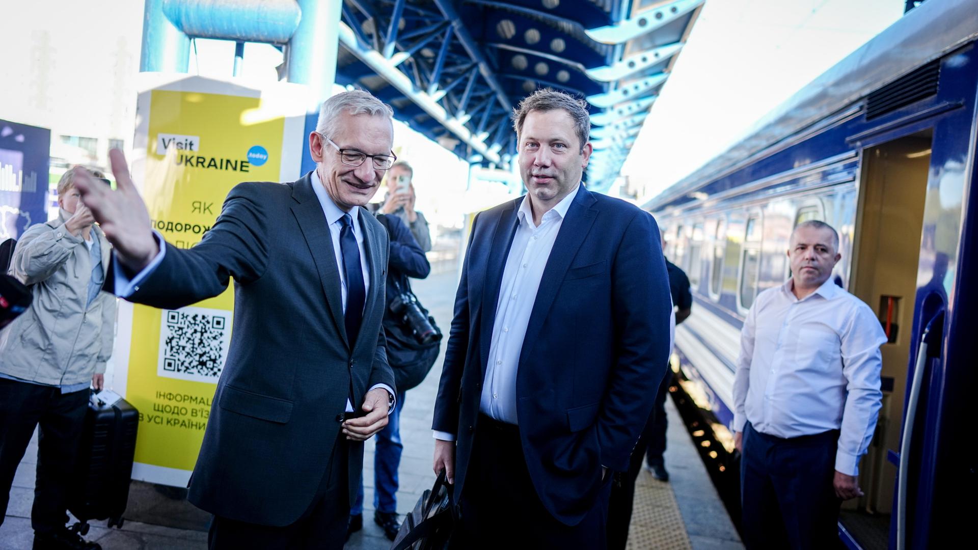 Martin Jäger und Lars Klingbeil | dpa