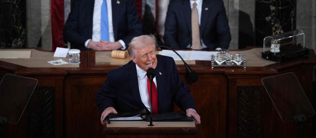 Trumps Rede zur Lage der Nation im US-Kongress