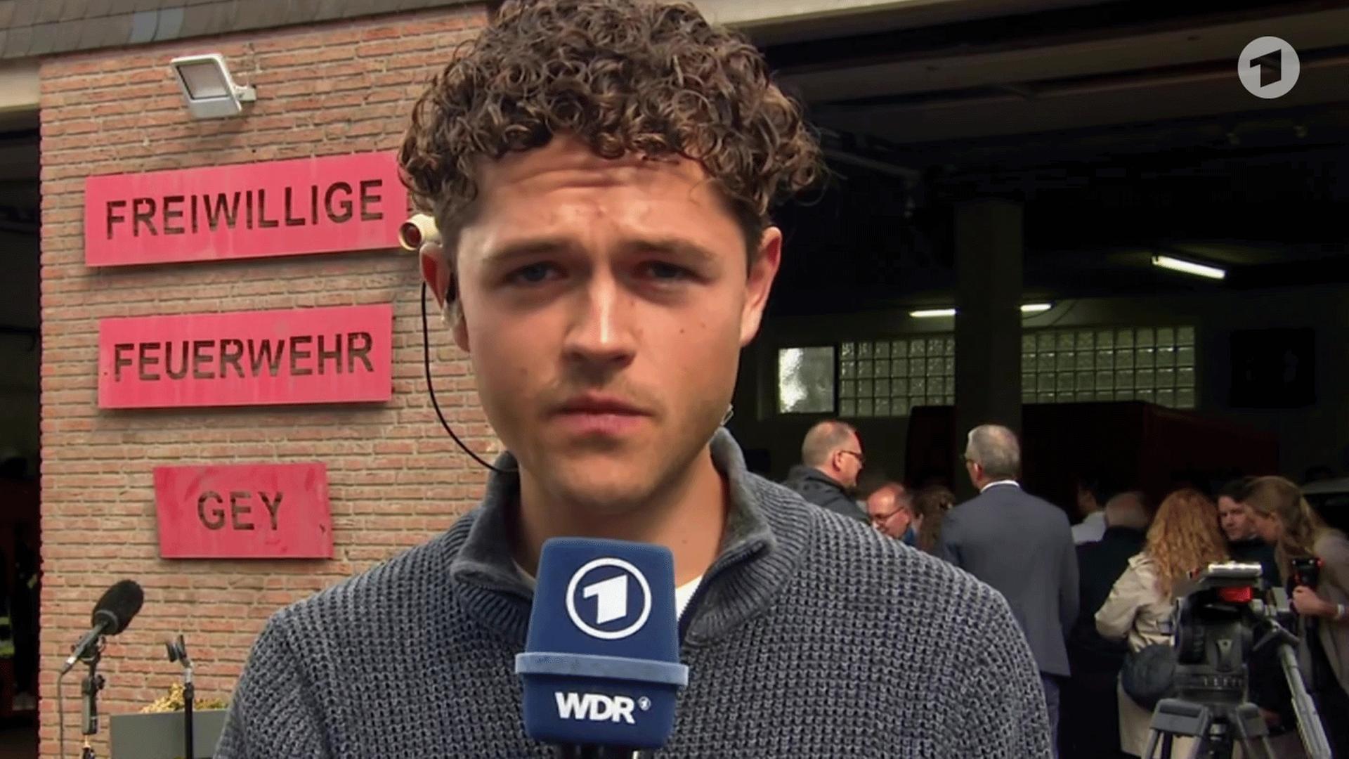 Pierre Dyckmans, WDR, über den Besuch von Bundeskanzler Merz in der Eifel