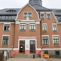 Das Landratsamt des Erzgebirgskreises.