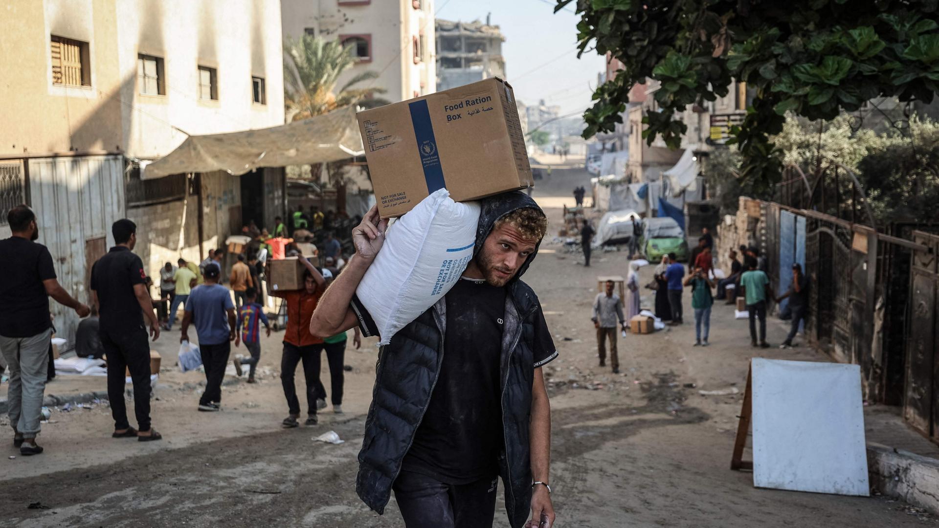 Lebensmittelversorgung im Gaza-Streifen | AFP