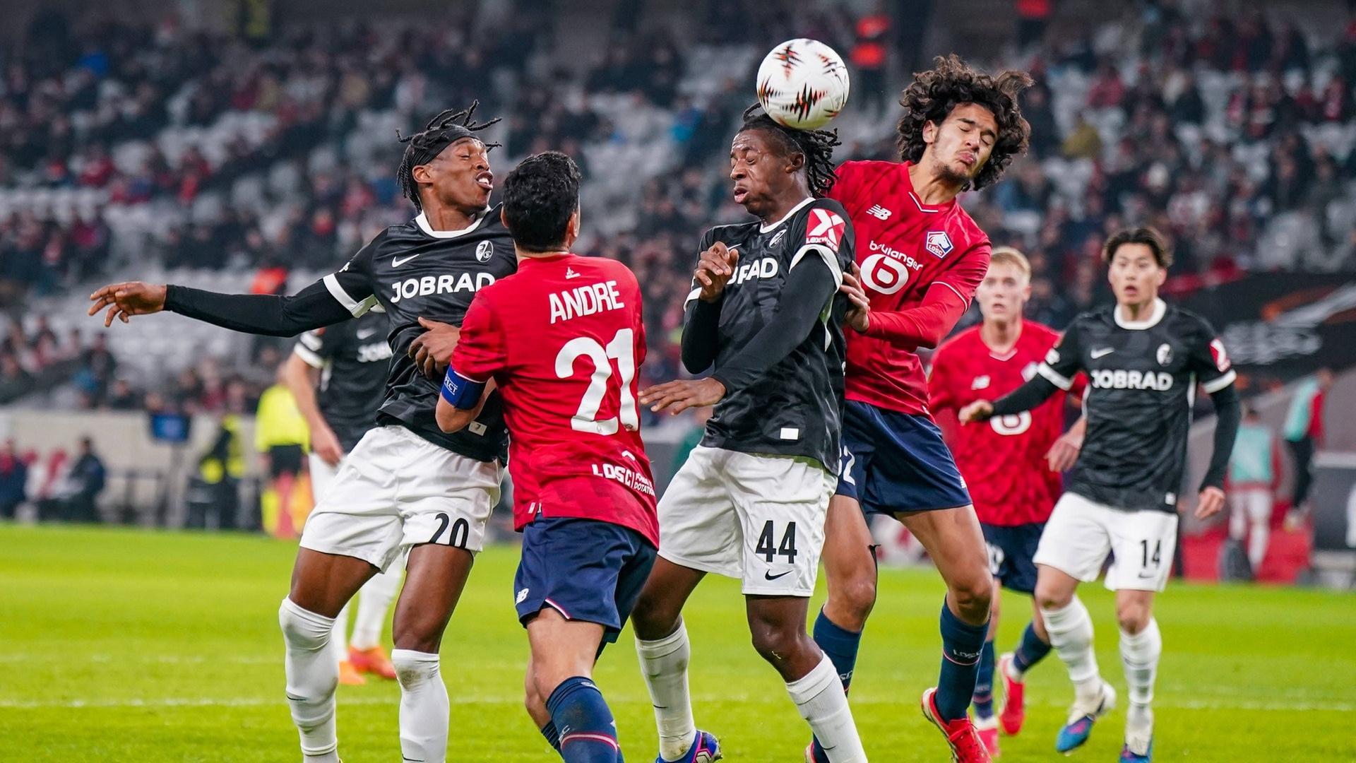 OSC Lille gegen den SC Freiburg | IMAGO, IMAGO / STEINSIEK.CH / JOERAN STEINSIEK