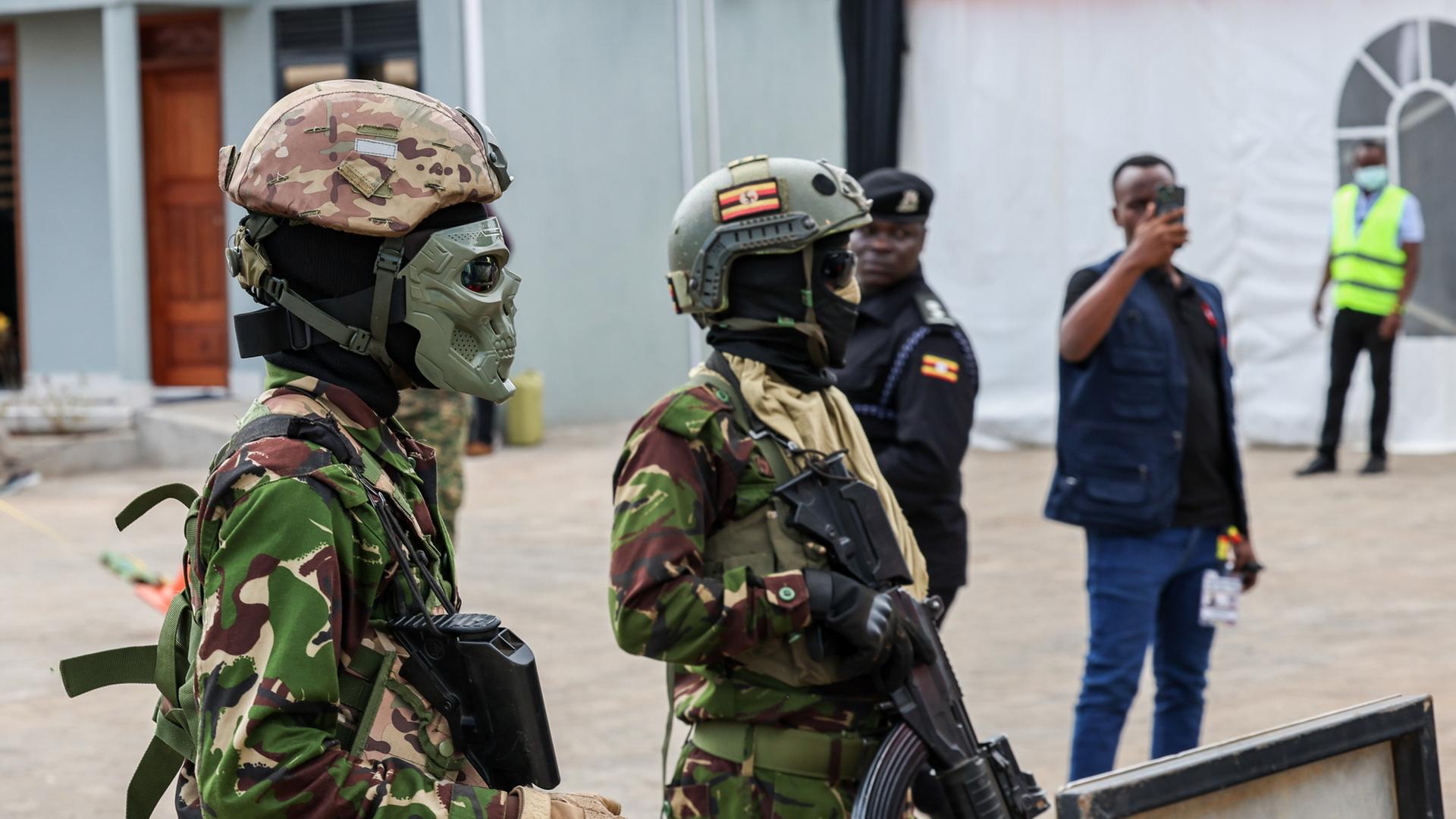 Sicherheitskräfte in Uganda | EPA