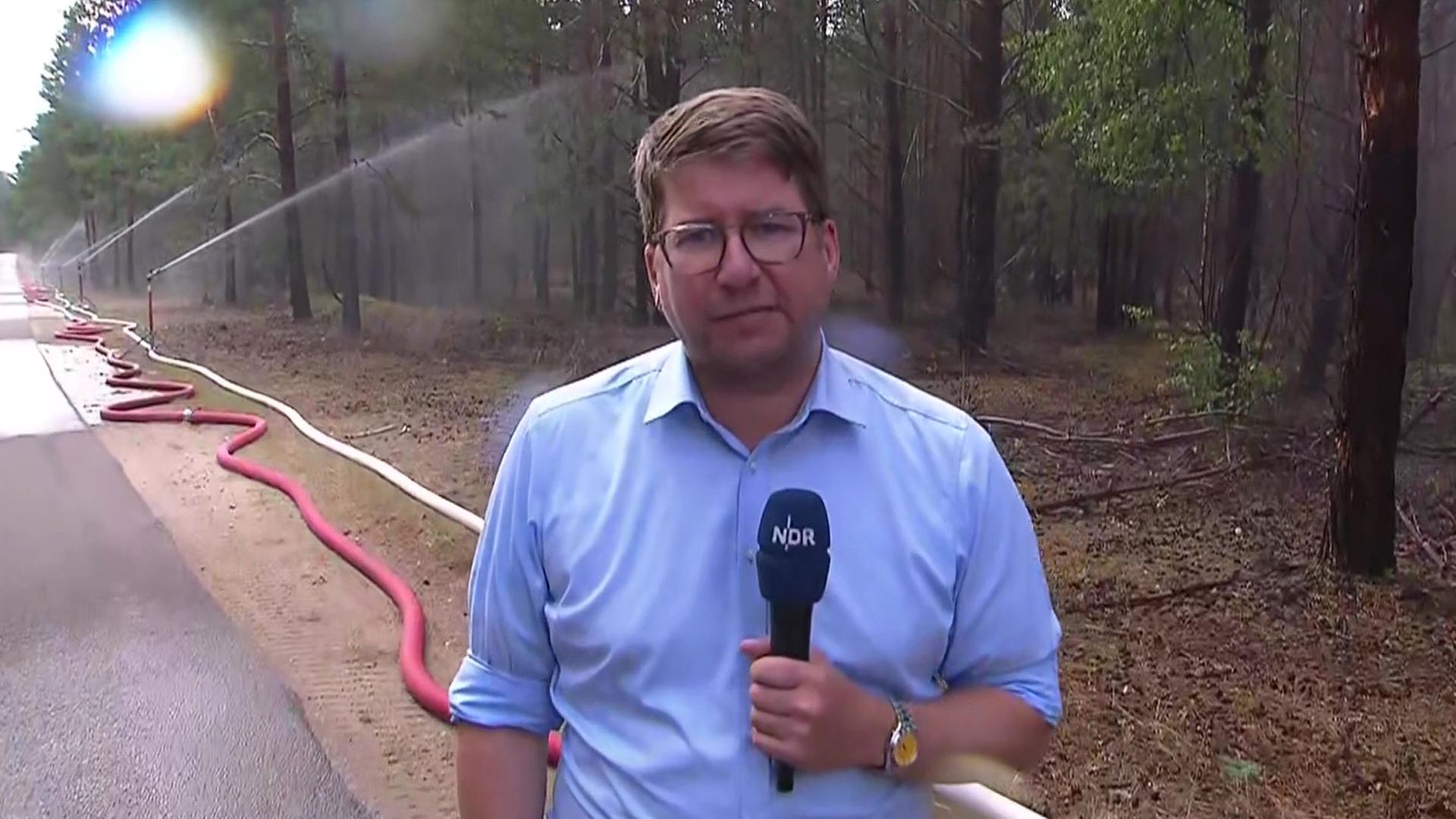 Friedrich Leist, NDR, zum Brand in Müritz-Nationalpark