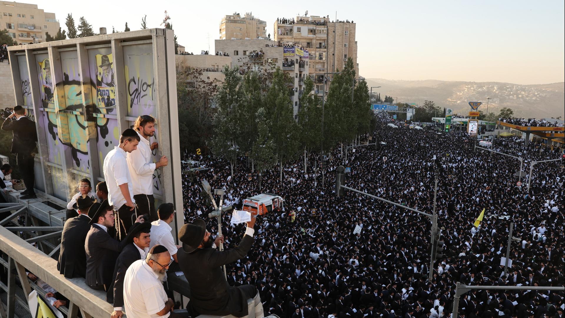Ultraorthodoxe Juden protestieren gegen Wehrpflicht in Israel Ultraorthodoxe Juden protestieren gegen Wehrpflicht in Israel