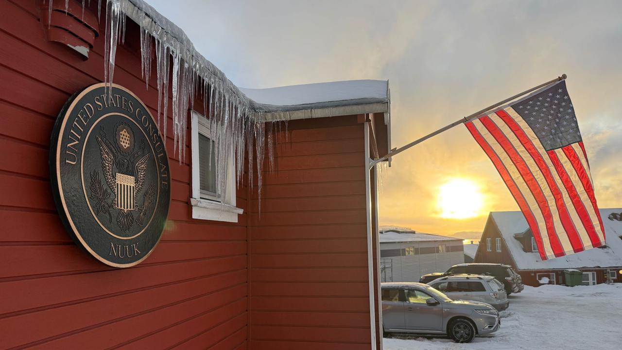 Das US-Konsulat in Nuuk, Grönland