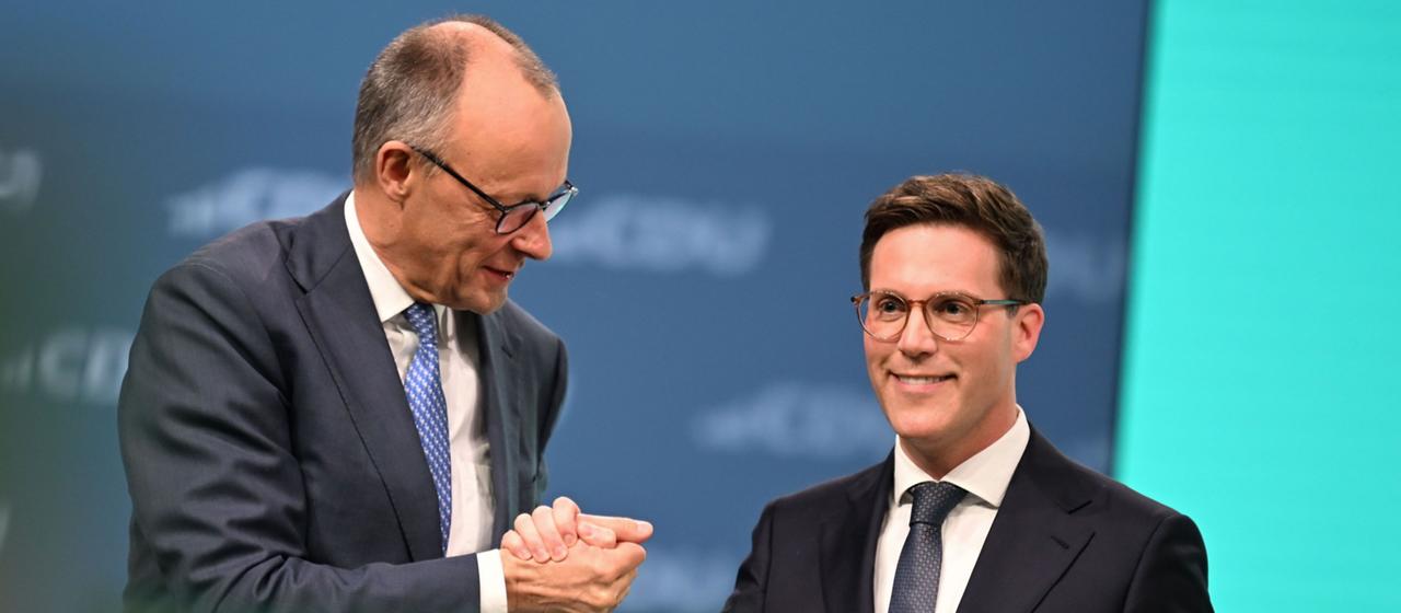 Friedrich Merz und Manuel Hagel