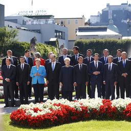 Gruppenbild beim EU-Gipfel in Salzburg