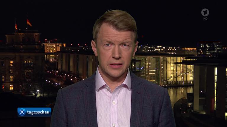 Ein strahlender Erfolg sieht anders aus“, Markus Preiß, ARD Berlin, zur  Reaktion von CDU-Chef Merz zur Abstimmung des Entschließungsantrags |  tagesschau.de