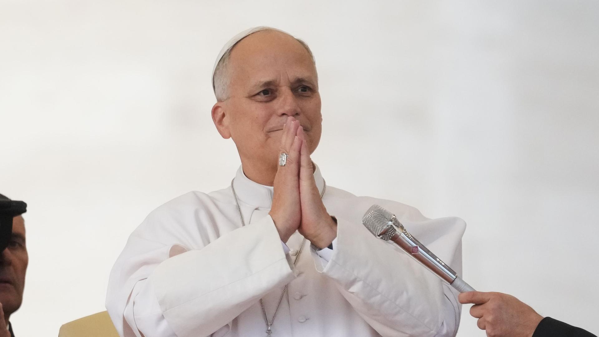 Papst Leo | Gregorio Borgia/AP/dpa
