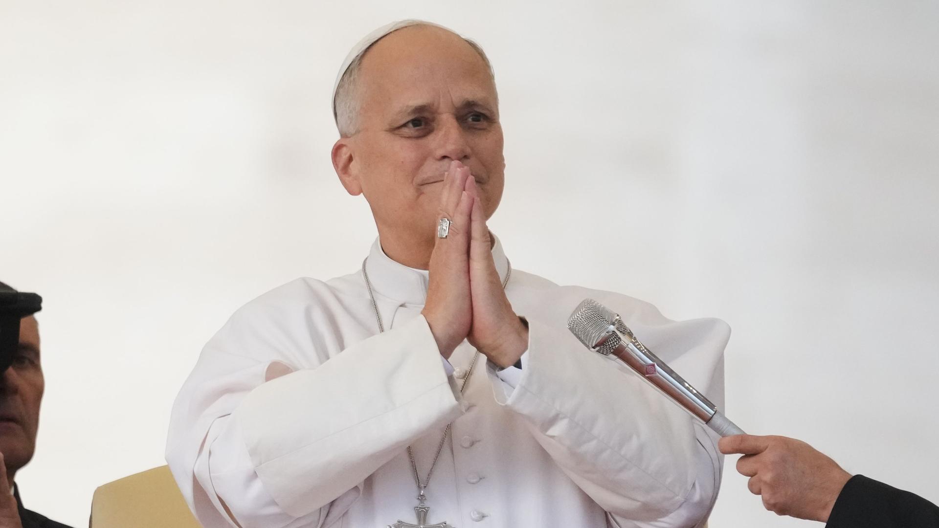 Papst Leo XIV. | Gregorio Borgia/AP/dpa