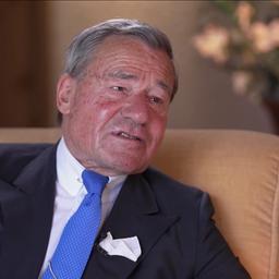 Wolfgang Grupp beim Interview in seinem Haus in Burladingen.