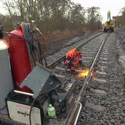 Baustart Bahn Aken Köthen