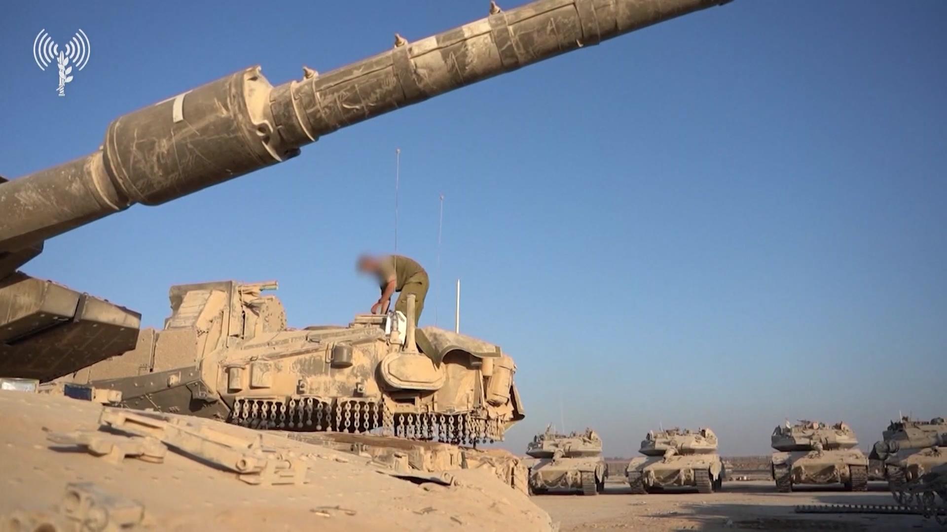 Die 36. Division der israelischen Armee bereitet sich auf ein Vordringen nach Gaza-Stadt vor. | EBU/IDF