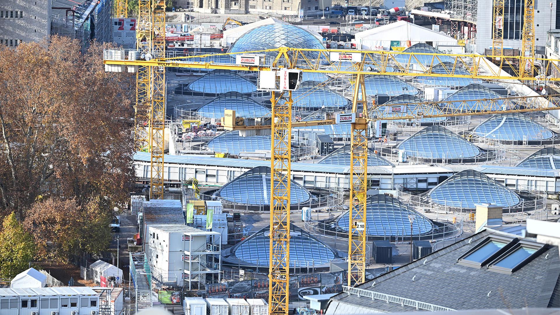 Die Baustelle des Bahnprojekts Stuttgart 21 | dpa