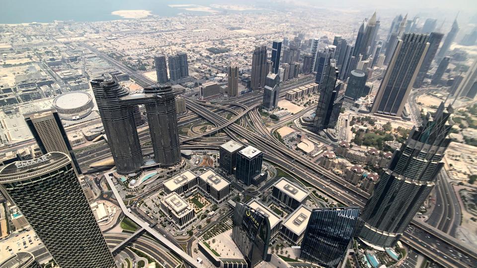 Blick auf Dubai