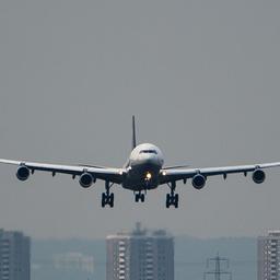 Landeanflug in Frankfurt