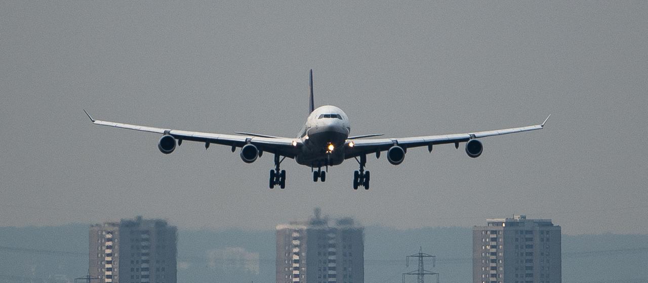 Landeanflug in Frankfurt | AFP Landeanflug in Frankfurt
