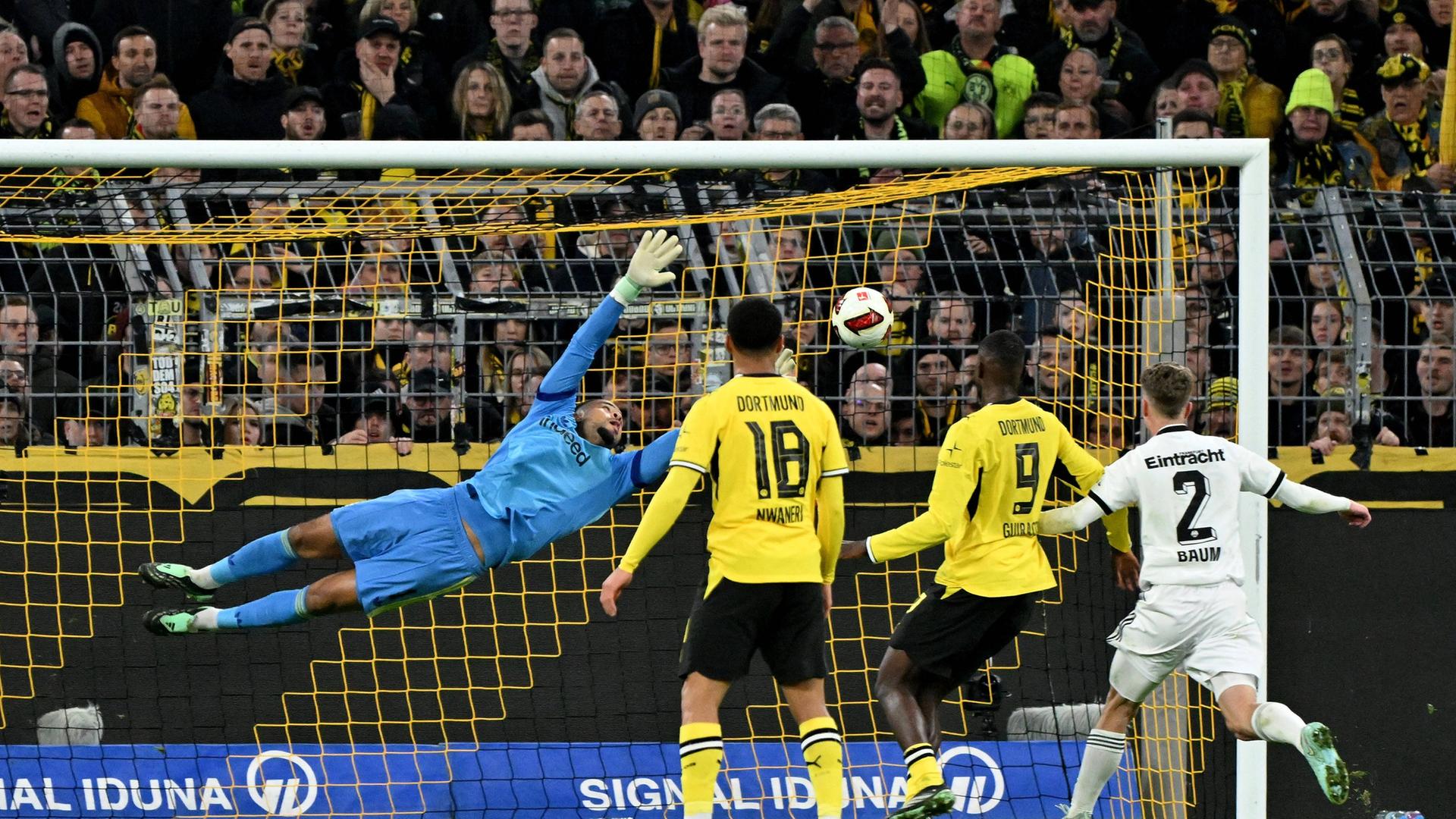 Eintracht Frankfurt verliert trotz couragierter Leistung knapp in Dortmund
