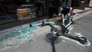 Verkehrsunfall mit einen E-Scooter