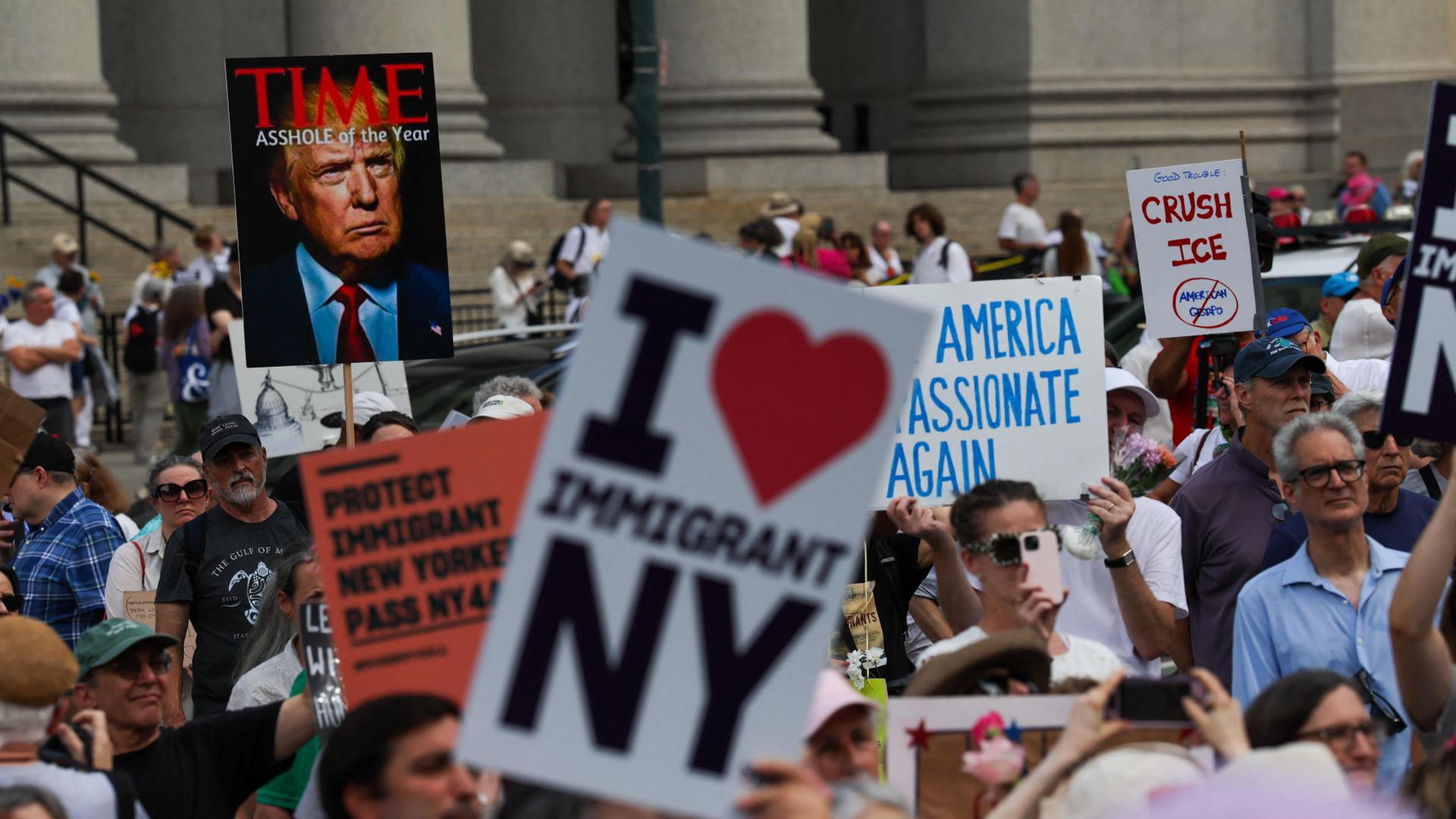 Anti-Trump-Protest in New York | Spencer Platt/Getty Images/AFP