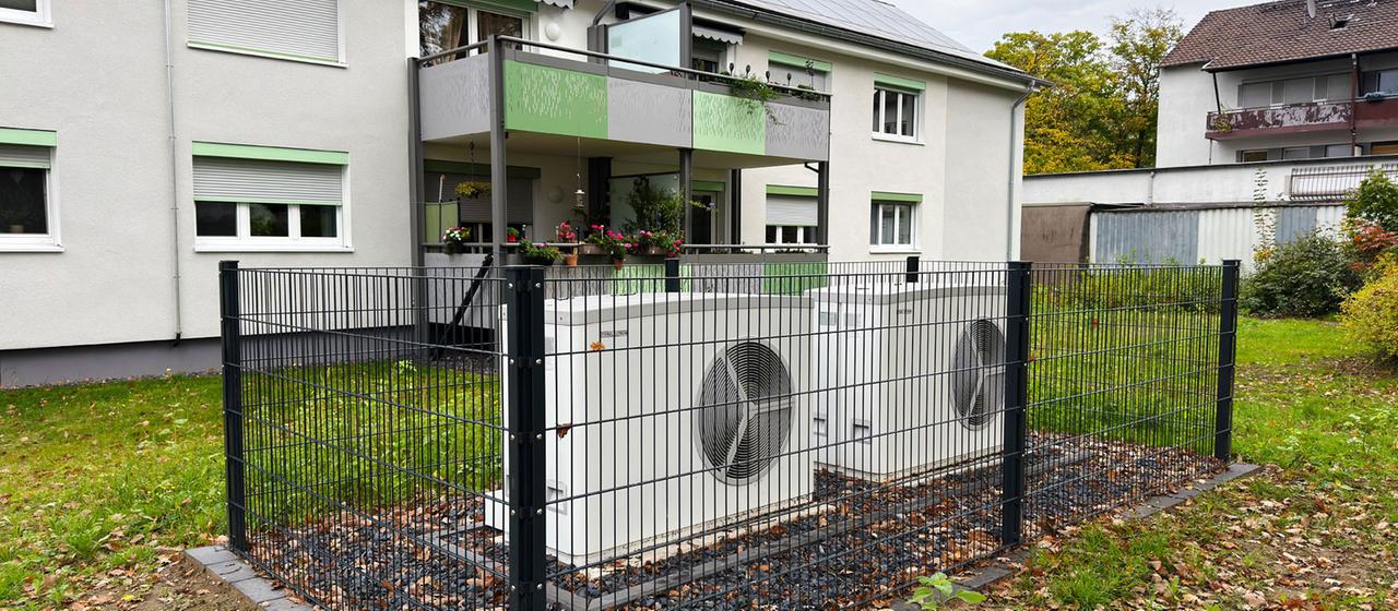 Mietshäuser im Duisburger Süden mit Wärmepumpen