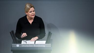 Nancy Faeser im Deutschen Bundestag