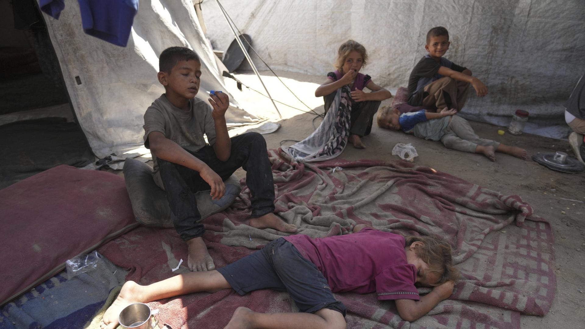 Kinder im Gazastreifen | AP