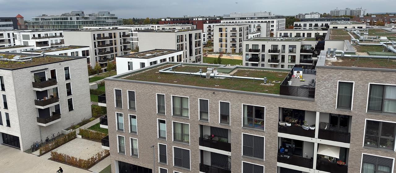 Neubaugebiet in Düsseldorf