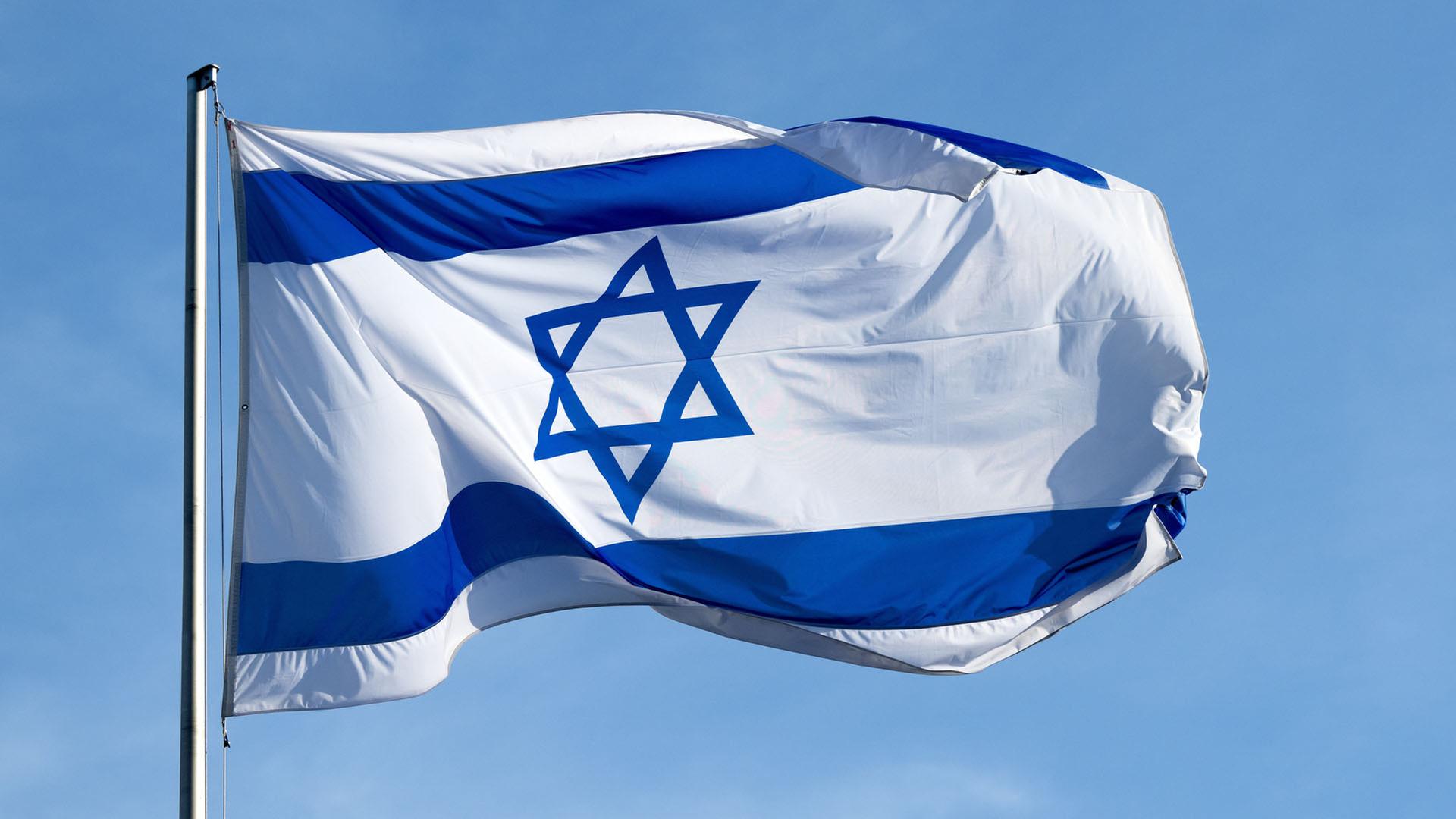 Die israelische Flagge. | picture alliance/dpa
